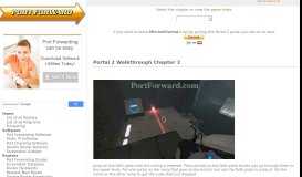 
							         Portal 2 Walkthrough Chapter 3 - Port Forward								  
							    