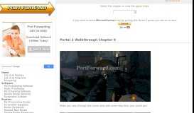 
							         Portal 2 Walkthrough Chapter 6 - Port Forward								  
							    