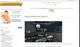 
							         Portal 2 Walkthrough Chapter 8 - Port Forward								  
							    