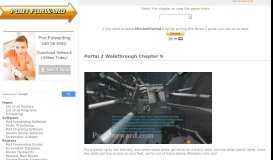 
							         Portal 2 Walkthrough Chapter 9 - Port Forward								  
							    