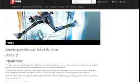 
							         Portal 2 Walkthrough | User Guides | Portal 2 | Prima Games								  
							    