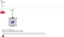 
							         Portal 2 Wheatley Key Chain - Pinterest								  
							    