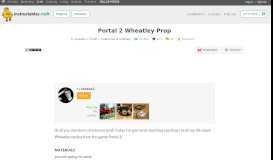 
							         Portal 2 Wheatley Prop: 9 Steps (with Pictures) - Instructables								  
							    