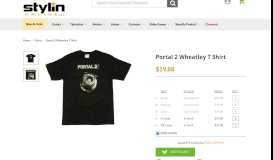 
							         Portal 2 Wheatley T Shirt - Stylin Online								  
							    
