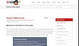 
							         Portal 2 Wiki Guide - IGN								  
							    