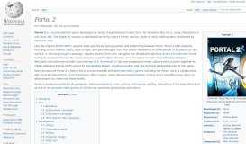 
							         Portal 2 – Wikipedia								  
							    