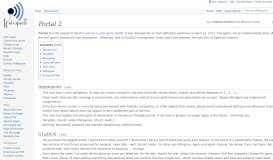 
							         Portal 2 - Wikiquote								  
							    