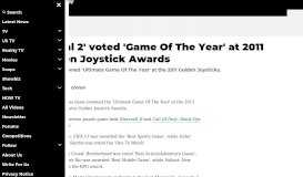 
							         'Portal 2' wins big at Golden Joysticks - Digital Spy								  
							    