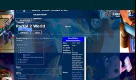 
							         Portal 2 World | LEGO Dimensions Wiki | FANDOM powered by Wikia								  
							    