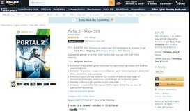 
							         Portal 2 - Xbox 360: Microsoft Xbox 360: Video Games - Amazon.com								  
							    
