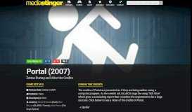 
							         Portal (2007)- After the Credits | MediaStinger								  
							    