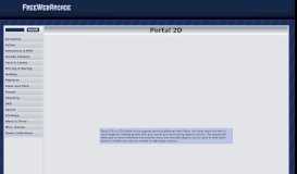 
							         Portal 2D - Free Web Arcade								  
							    