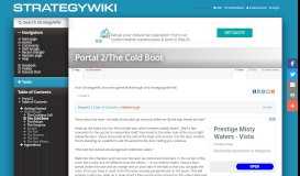 
							         Portal 2/The Cold Boot — StrategyWiki, the video game walkthrough ...								  
							    