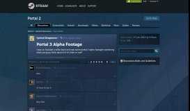 
							         Portal 3 Alpha Footage :: Portal 2 General Discussions								  
							    