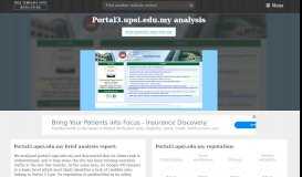 
							         Portal 3 Upsi. MyUPSI - Universiti Pendidikan Sultan Idris								  
							    