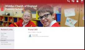 
							         Portal 365 | Weldon Church of England Primary School								  
							    