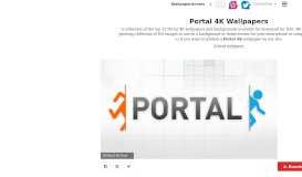 
							         Portal 4K Wallpapers - Top Free Portal 4K Backgrounds ...								  
							    