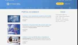 
							         Portal Academus | Wyden Educacional								  
							    
