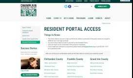 
							         Portal Access - Champlain Housing Trust								  
							    