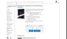 
							         Portal Access: Fundamentals of Financial ... - Money Education								  
							    