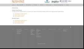 
							         Portal Access | NJSHINE								  
							    