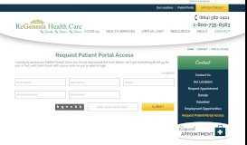 
							         Portal Access - ReGenesis Health Care								  
							    