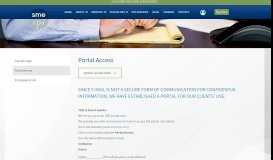
							         Portal Access | SME CPAs								  
							    