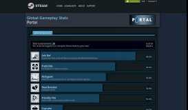 
							         Portal :: Achievements - Steam Community								  
							    