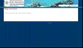 
							         Portal Akademik - Master Program of Aquatic Science, Sam Ratulangi ...								  
							    