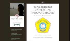 
							         portal akademik UNIVERSITAS TRUNOJOYO MADURA | Pengendali ...								  
							    