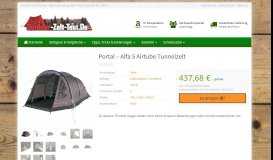 
							         Portal - Alfa 5 Airtube Tunnelzelt - Outdoor-Zelt-Test.de								  
							    