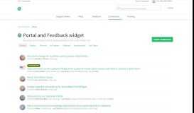 
							         Portal and Feedback widget : Freshdesk								  
							    