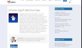 
							         Portal App für direkten Zugang zum Web Portal vom ... - Salfeld								  
							    
