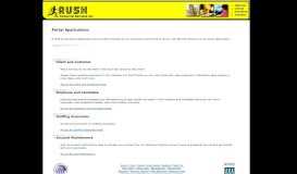
							         Portal Applications - Rush Personnel Services, Inc.								  
							    