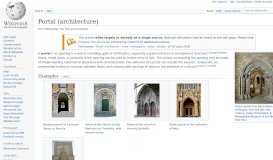 
							         Portal (architecture) - Wikipedia								  
							    