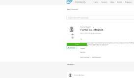 
							         Portal as Intranet - SAP Archive								  
							    