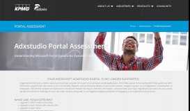 
							         Portal Assessment · KPMG Adoxio								  
							    