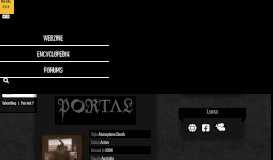 
							         Portal (AUS) - discography, line-up, biography, interviews, photos								  
							    