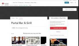 
							         Portal Bar & Grill Restaurant - Mount Vernon, NY | OpenTable								  
							    