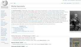 
							         Portal baronets - Wikipedia								  
							    