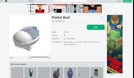 
							         Portal Bed - Roblox								  
							    