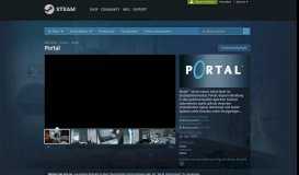 
							         Portal bei Steam								  
							    