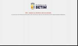 
							         Portal Betim - Prefeitura Municipal de Betim								  
							    