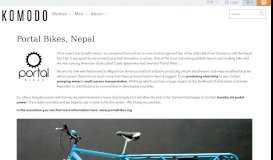 
							         Portal Bikes, Nepal - Komodo Fashion								  
							    