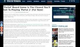 
							         'Portal' Board Game Is The Closest You'll Get To Playing 'Portal 3' (For ...								  
							    
