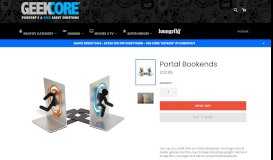 
							         Portal Bookends | GeekCore.co.uk								  
							    