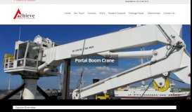 
							         Portal Boom Crane – Achieve Training and Assessment Services								  
							    