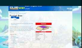 
							         Portal Box | Club Penguin Wiki | FANDOM powered by Wikia								  
							    