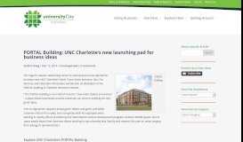 
							         PORTAL Building: UNC Charlotte's new launching pad for business ...								  
							    
