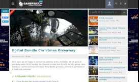 
							         Portal Bundle Christmas Giveaway > GamersBook								  
							    